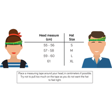 Hat size chart for men and women